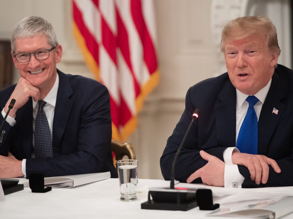 Trump says Big Tech CEOs like Tim Cook have been the ‘opposite of hostile’ ahead of his 2nd term: ‘My personality changed or something’