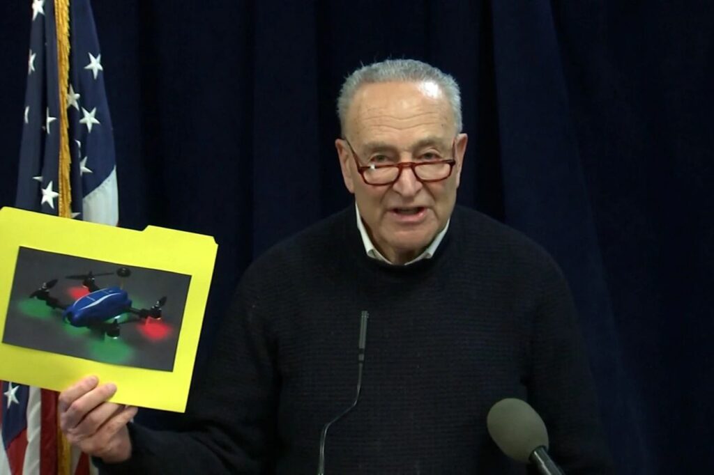 Chuck Schumer wants answers after another weekend of drone chaos